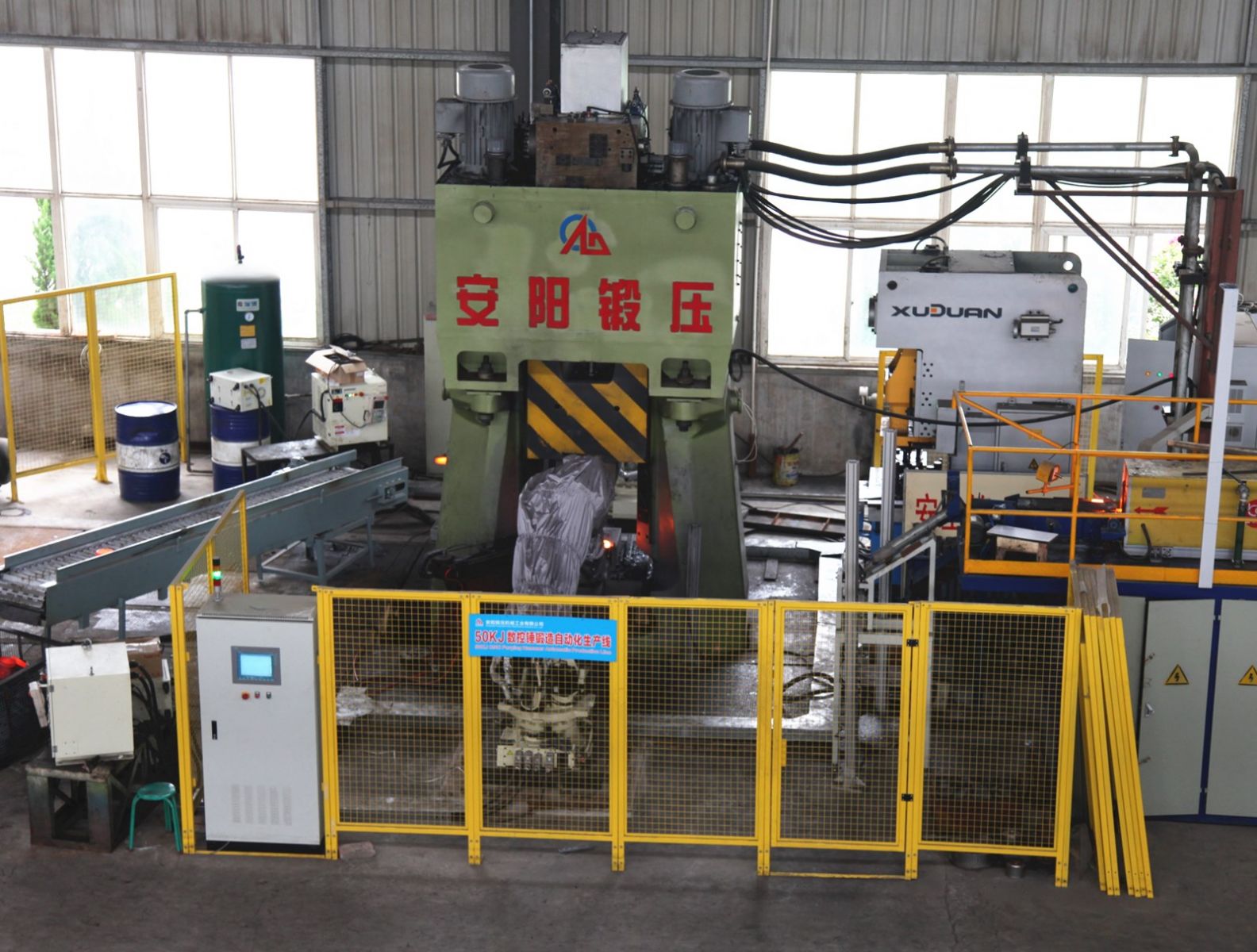 automatic forging line